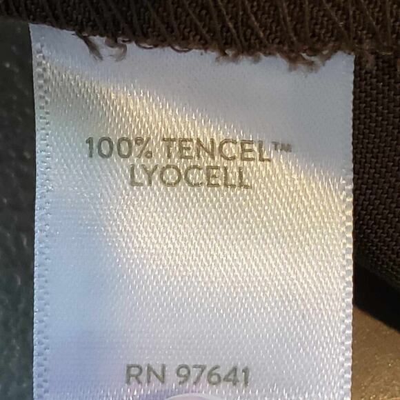 J Jill Elements Pants Womens Size Large L Shale Brown Gray Stretch Tencel New - Picture 7 of 9